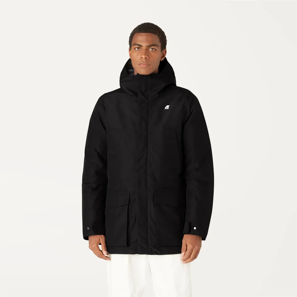 k-way-joshua-thermo-heavy-parka-mi-longue-homme-black-pure-blue-depth image 1
