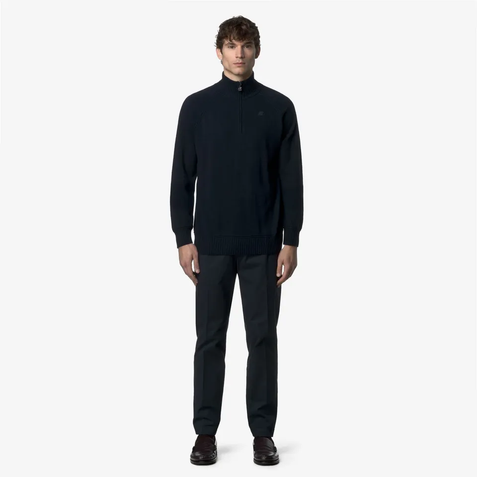 k-way-ailton-twill-tech-pantalon-chino-homme-blue-depth image 1