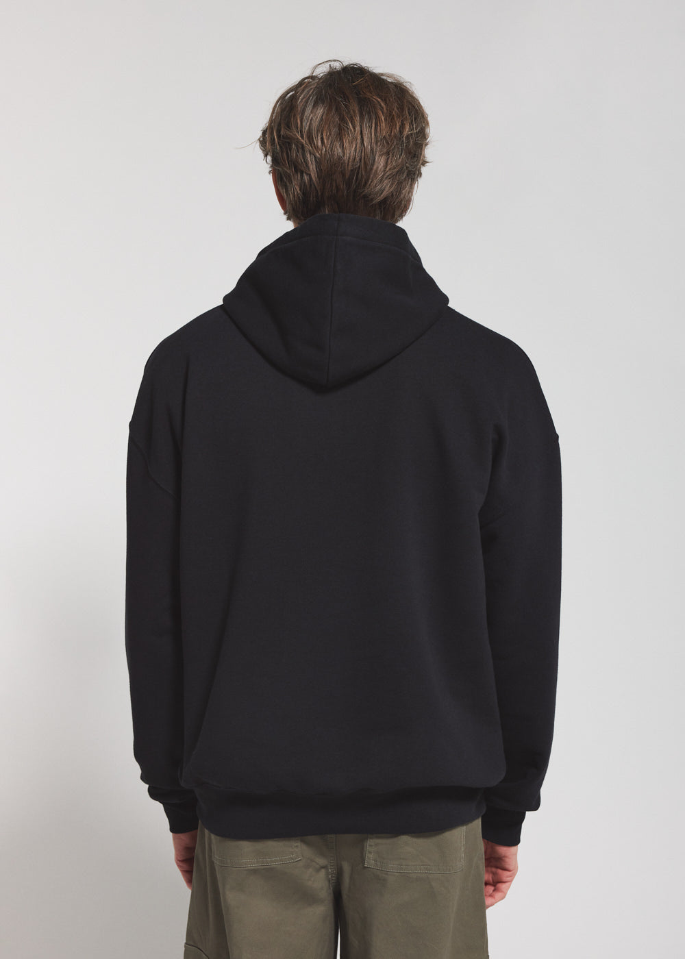 pullover-unisexe-capuche-pyrenex-sierra-noir-coton-bio image 3