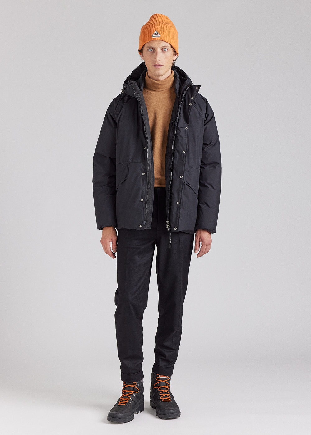 pyrenex-covert-parka-courte-homme-duvet-black image 2