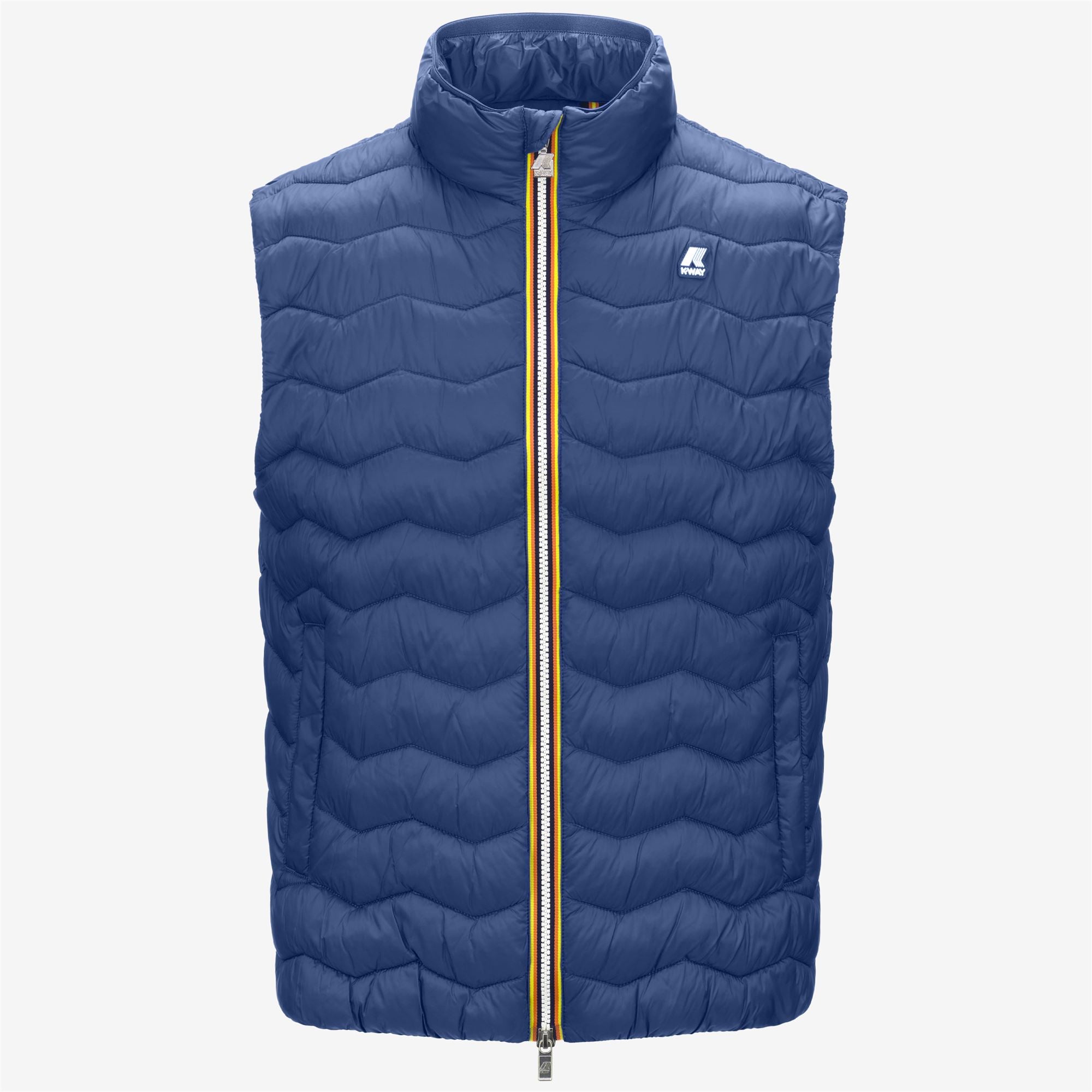 k-way-valen-quilted-warm-gilet-veste-homme-blue-fiord image 5