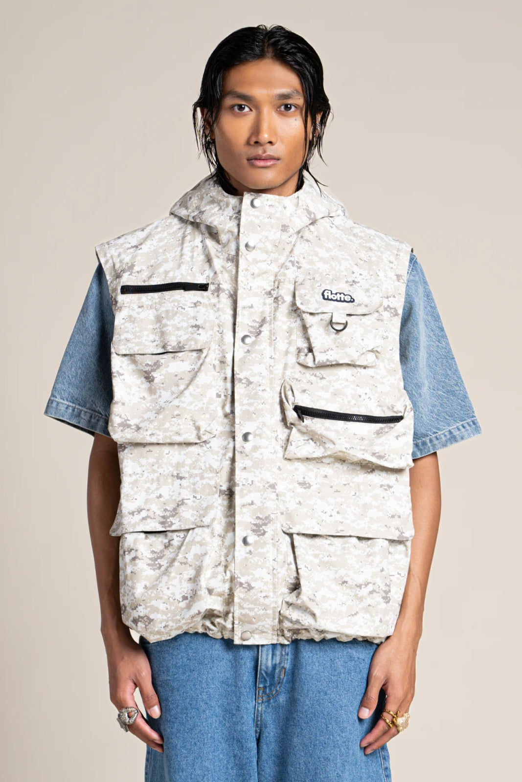 flotte-saint-cyr-veste-imperm-able-multipoches-homme-bleu-marine image 7