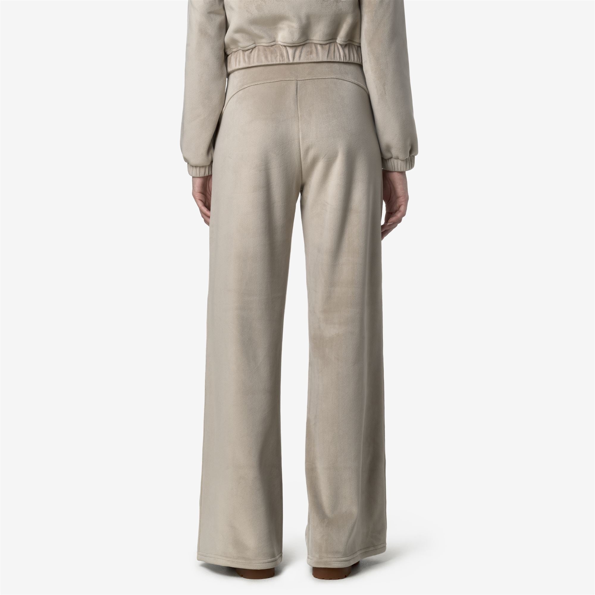k-way-jenny-velour-polar-pantalon-sport-femme-beige-cashmere image 3