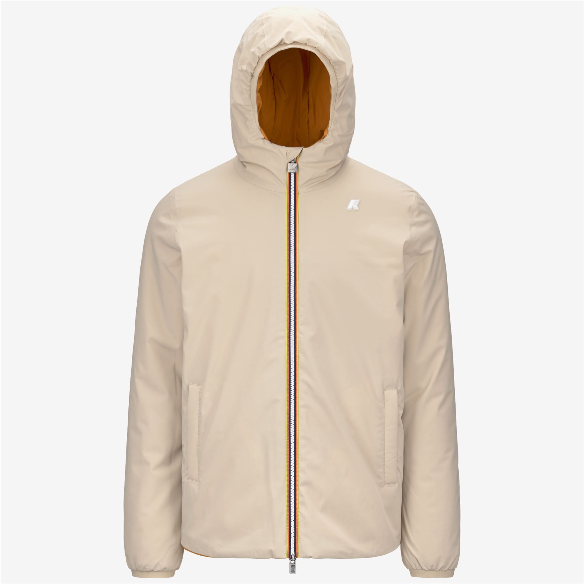 k-way-jack-st-warm-double-veste-court-homme-beige-g-yellow-i image 5