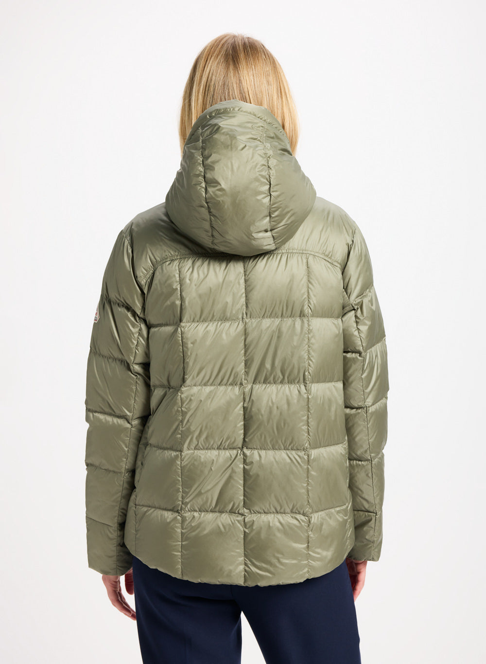 pyrenex-bassia-doudoune-l-g-re-femme-capuche-kaki image 4