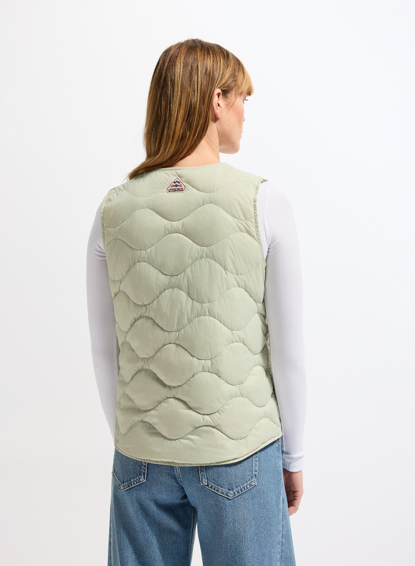 pyrenex-orite-vest-gilet-sans-manches-femme-verte-pastel-ultra-l-ger image 5