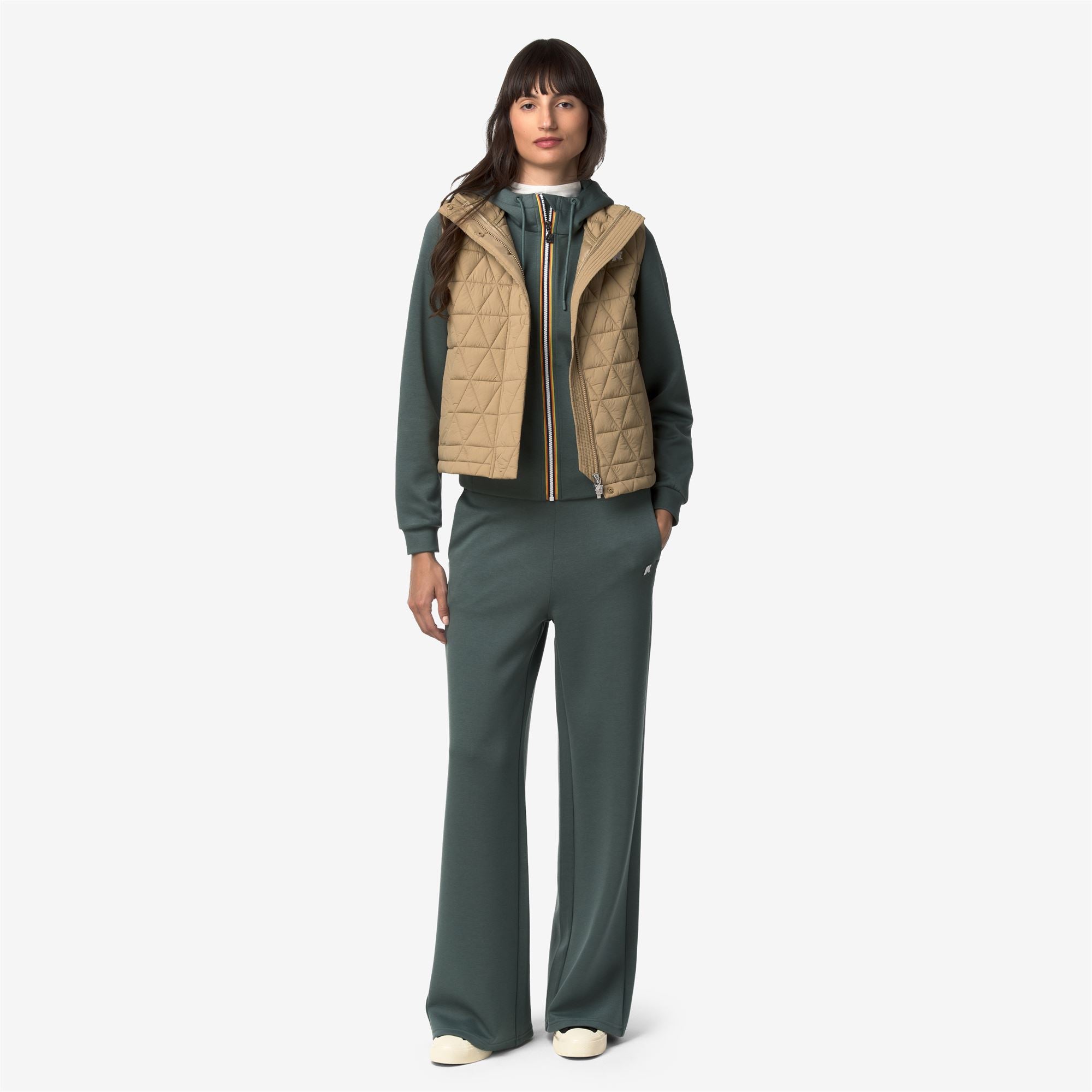k-way-loirene-light-spacer-pantalon-sport-femme-green-balsam image 4