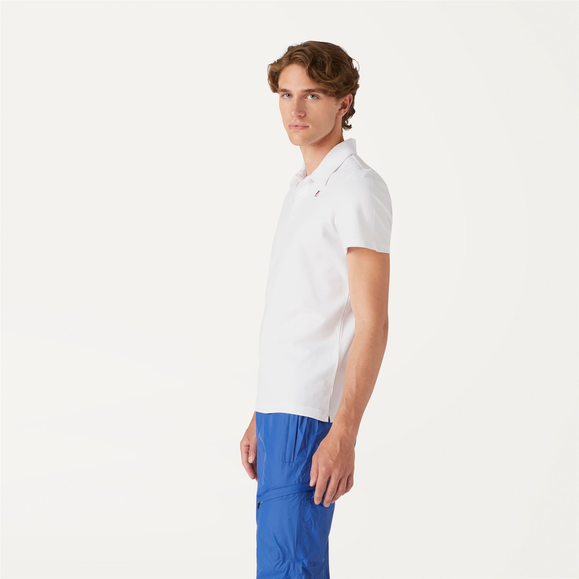 k-way-gregoire-tape-polo-manches-courtes-homme-white image 2