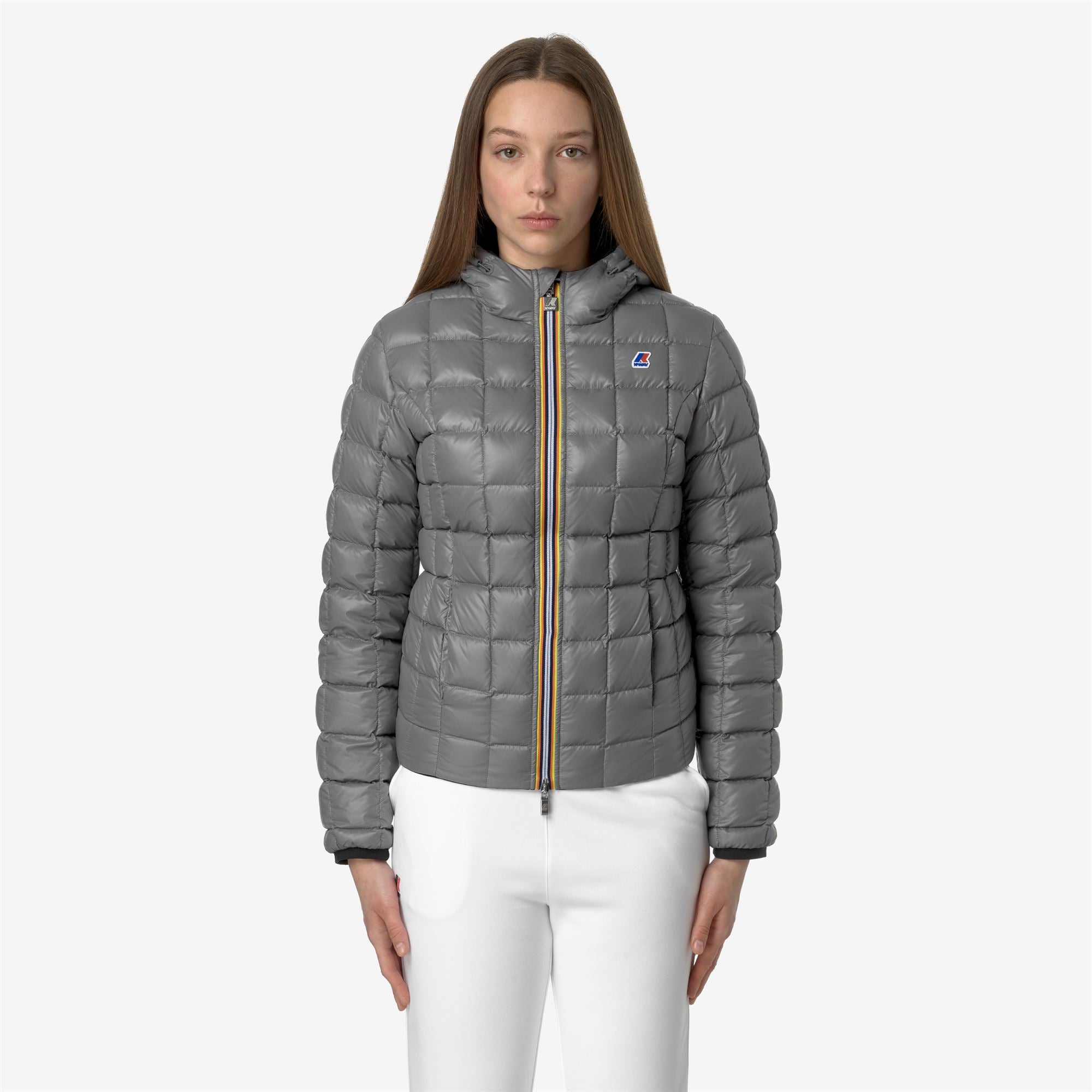 k-way-lily-thermo-plus-2-double-veste-courte-femme-black-pure-grey-smoked image 4