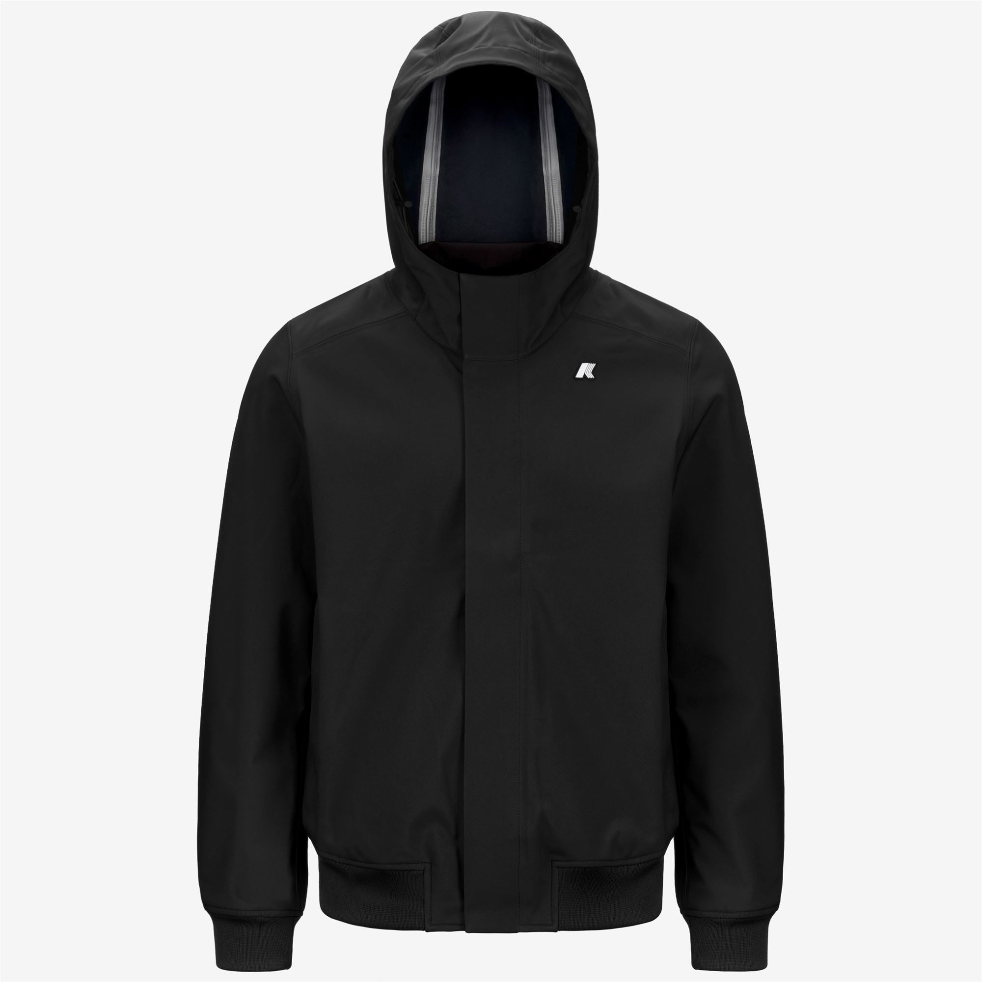 k-way-joachim-bonded-veste-courte-homme-black-pure-blue-depth image 5