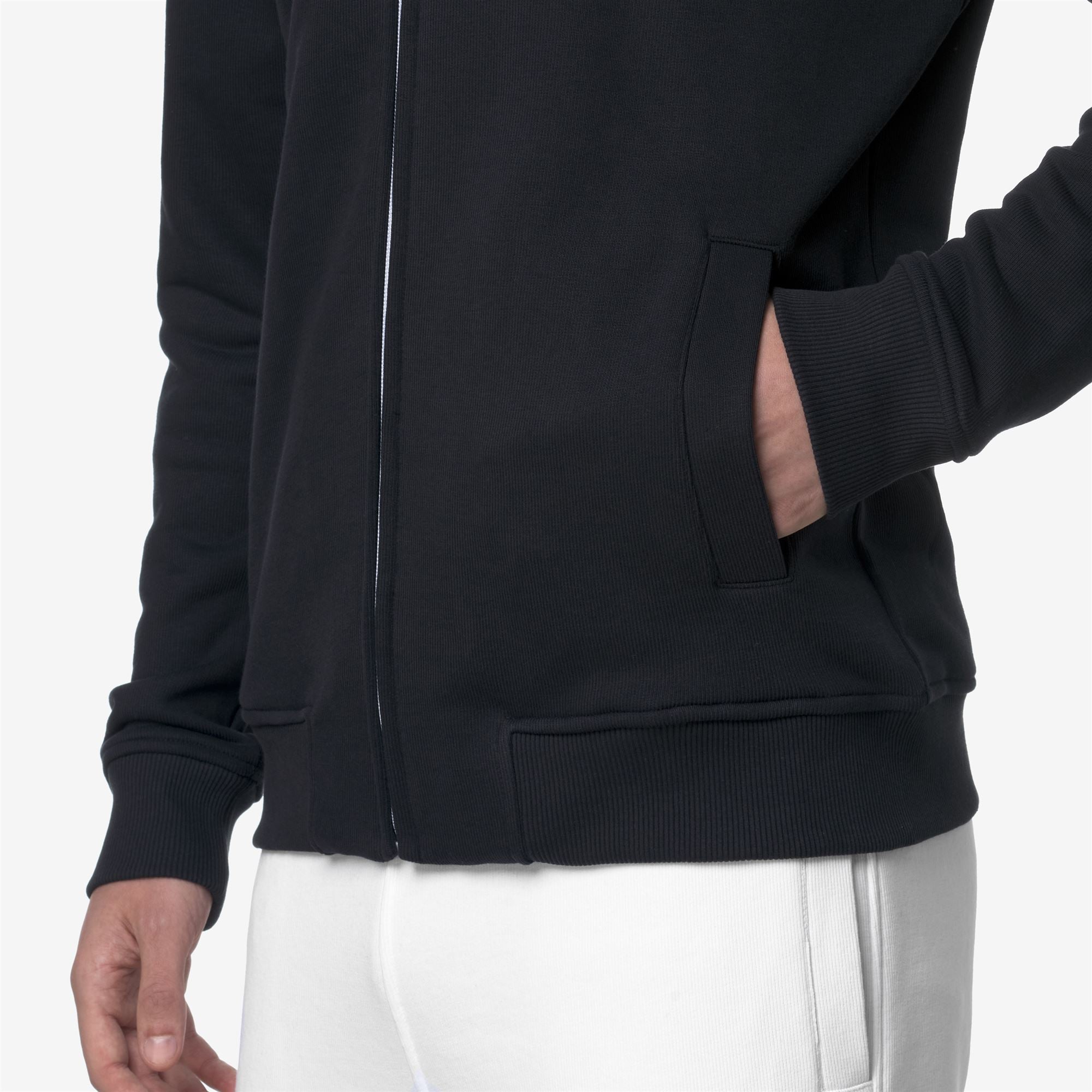 k-way-finn-french-terry-veste-polaire-homme-blue-depth image 4