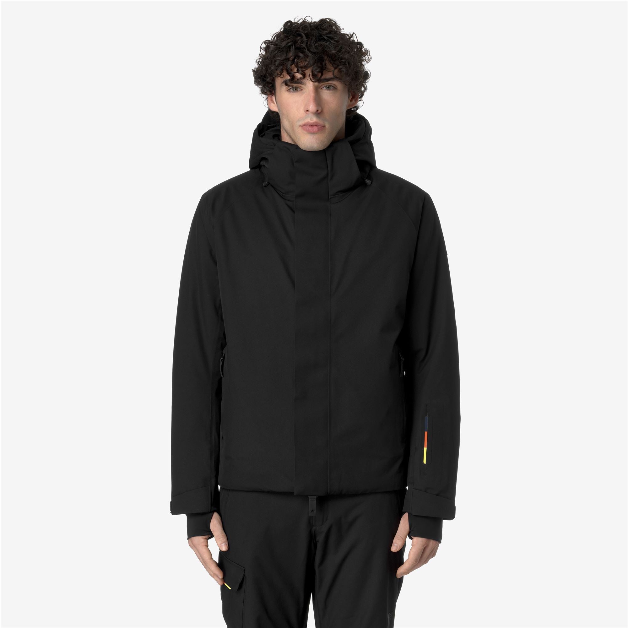 k-way-malamot-microtwill-2l-veste-milieu-homme-black-pure image 1