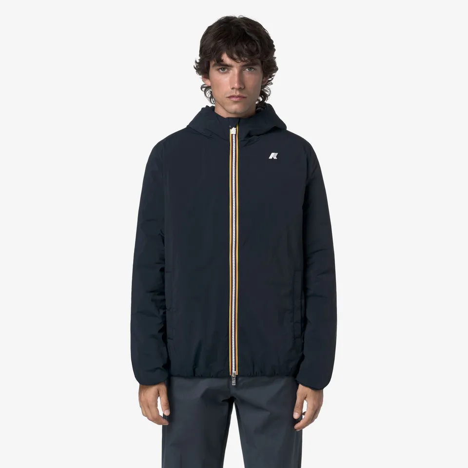 k-way-jack-plain-warm-veste-courte-homme-blue-depth image 1