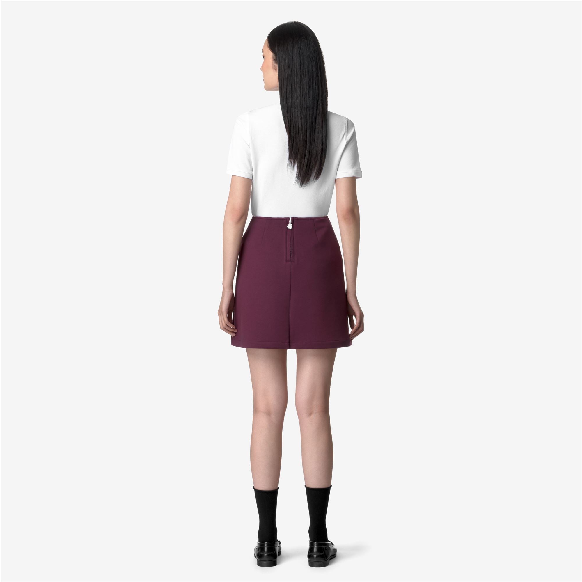 k-way-vitty-light-spacer-jupe-courte-femme-violet-dk-purple image 3