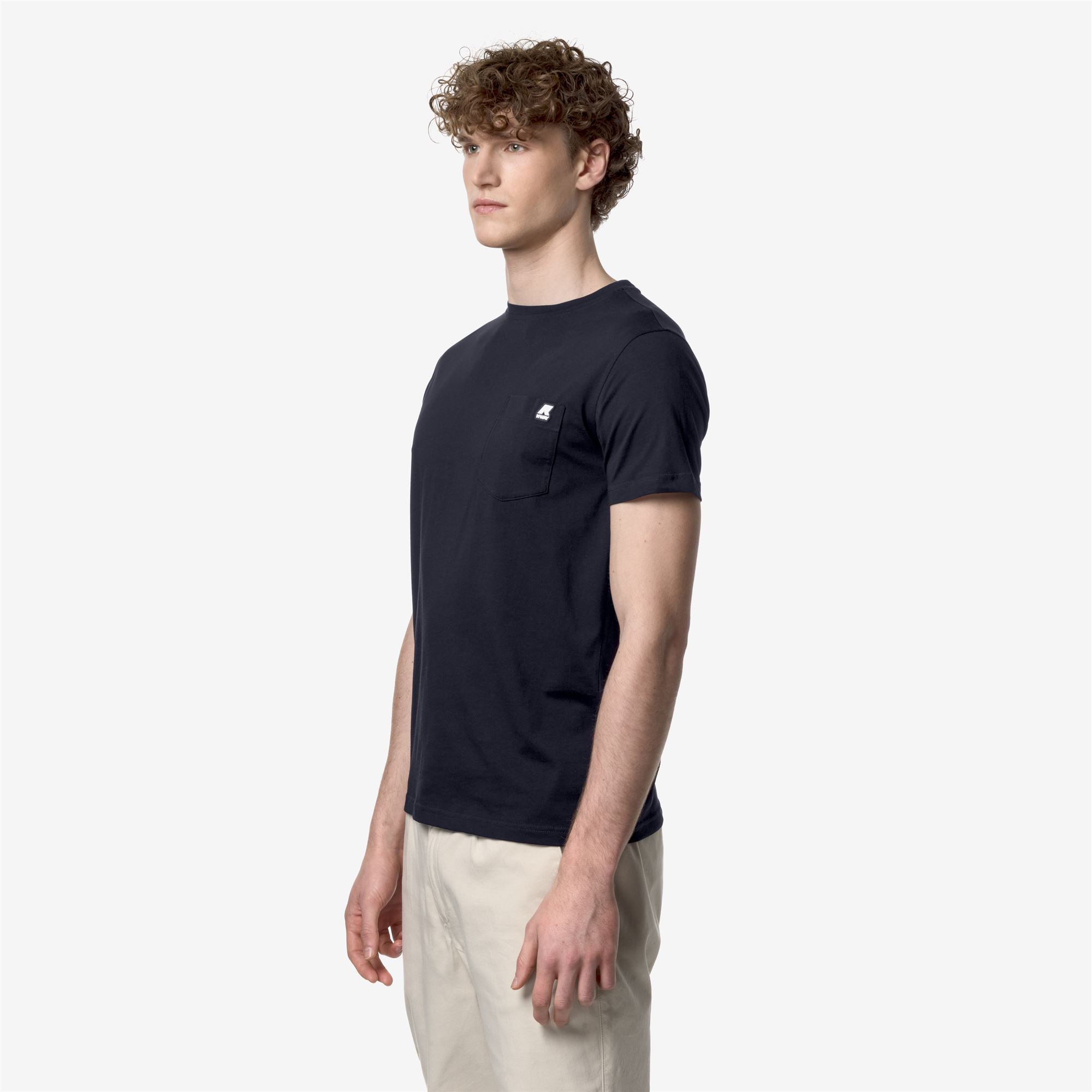 k-way-sigur-t-shirt-homme-blue-depth image 2