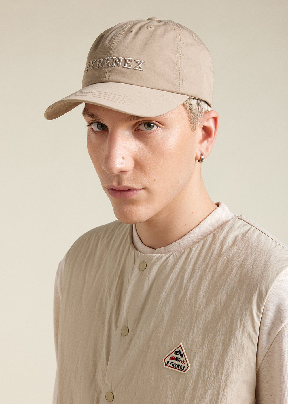 pyrenex-frat-casquette-unisexe-oyster-gray-recycl-e image 4