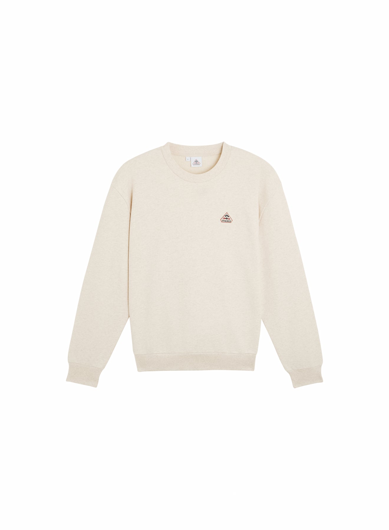 pyrenex-phase-sweat-col-rond-unisexe-en-coton-bio-cr-me image 5