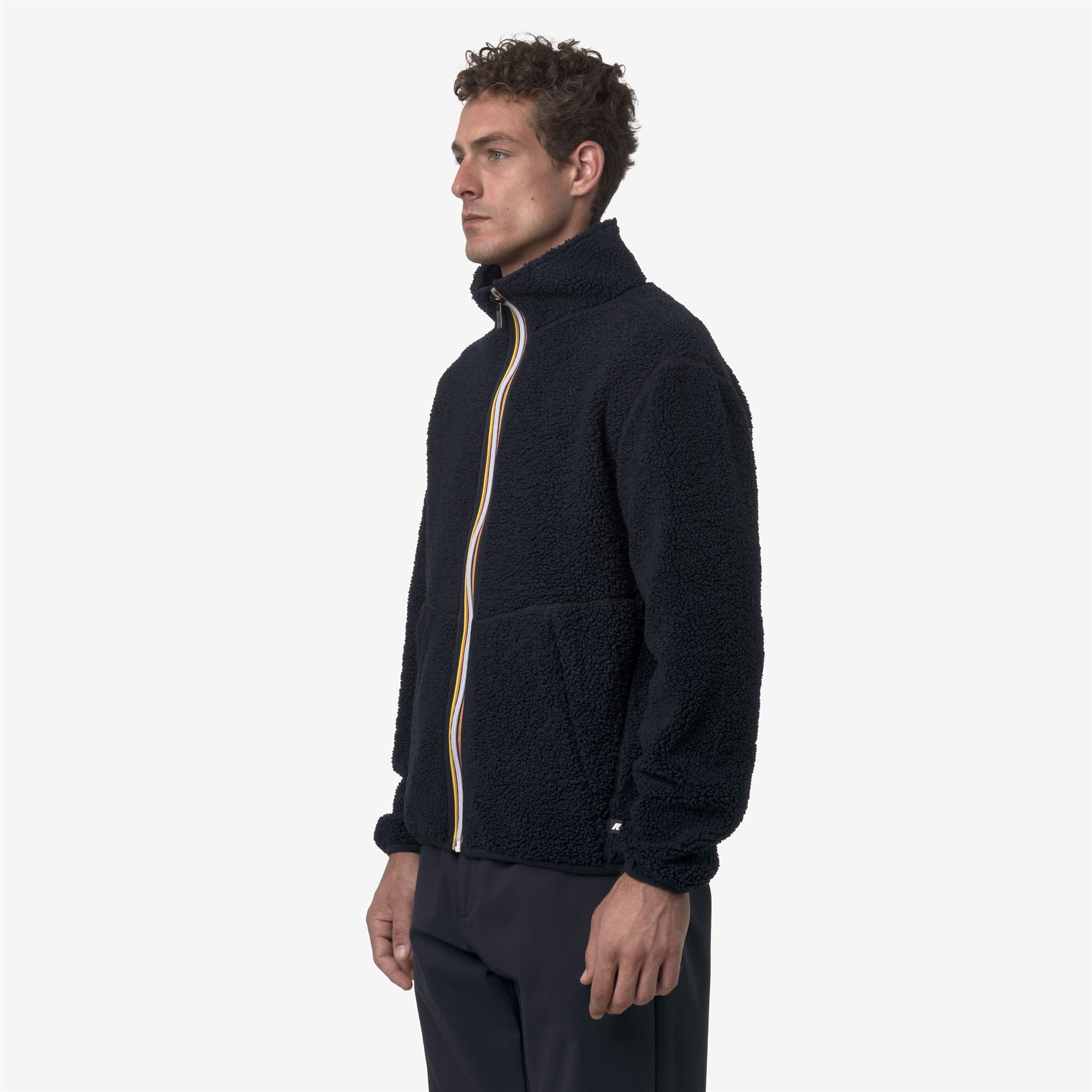 k-way-pascal-sherpa-polar-double-veste-polaire-r-versible-homme-blue-depth image 2