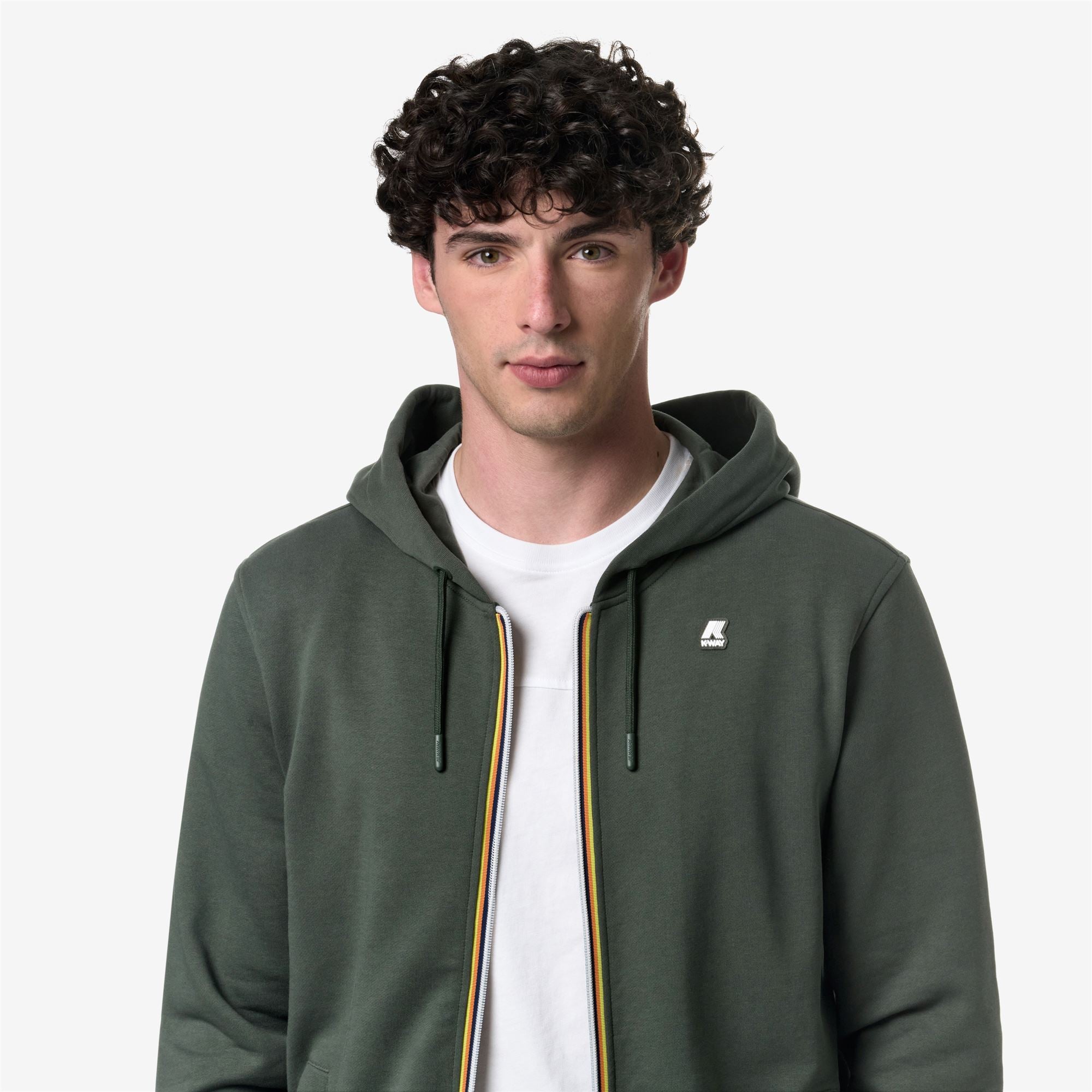 k-way-anthony-veste-polaire-homme-green-blackish image 4