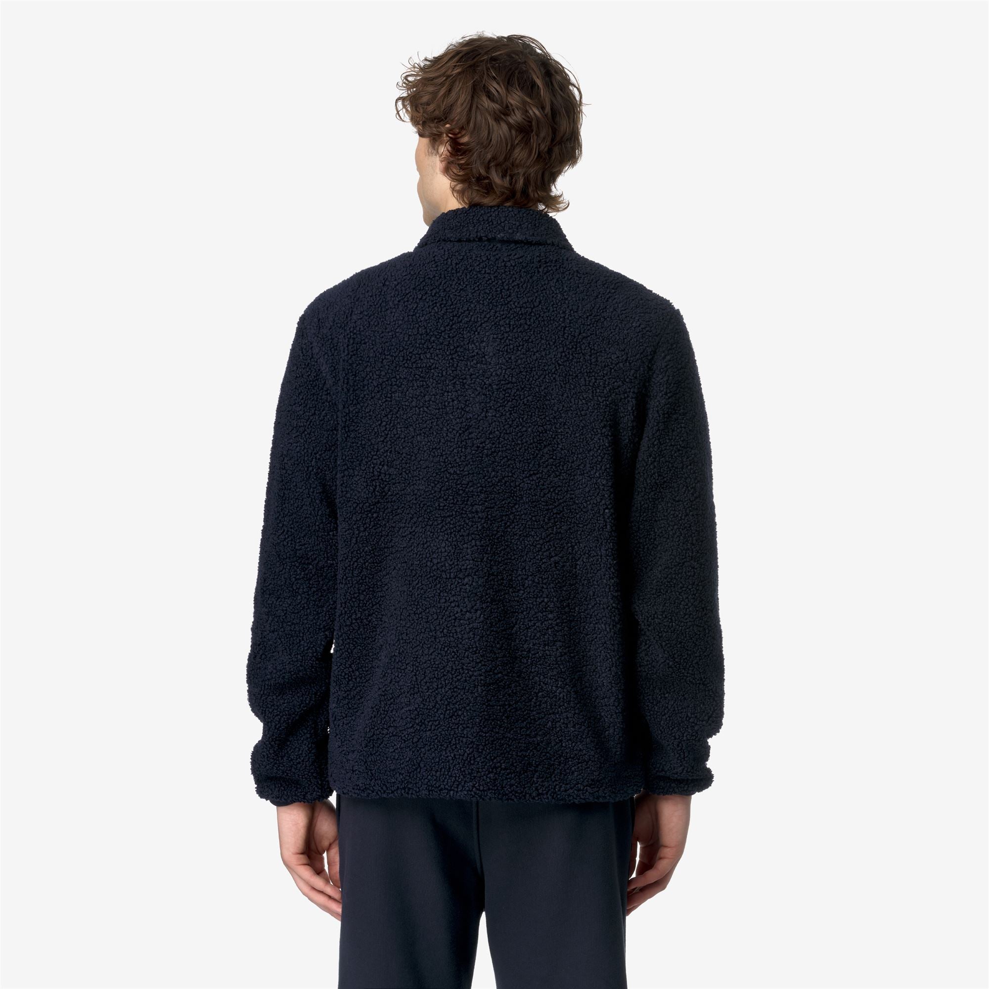 k-way-cameron-sherpa-polar-veste-polaire-homme-blue-depth image 3