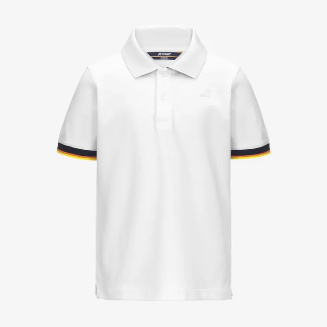 k-way-p-vincent-piqu-polo-gar-on-white image 1