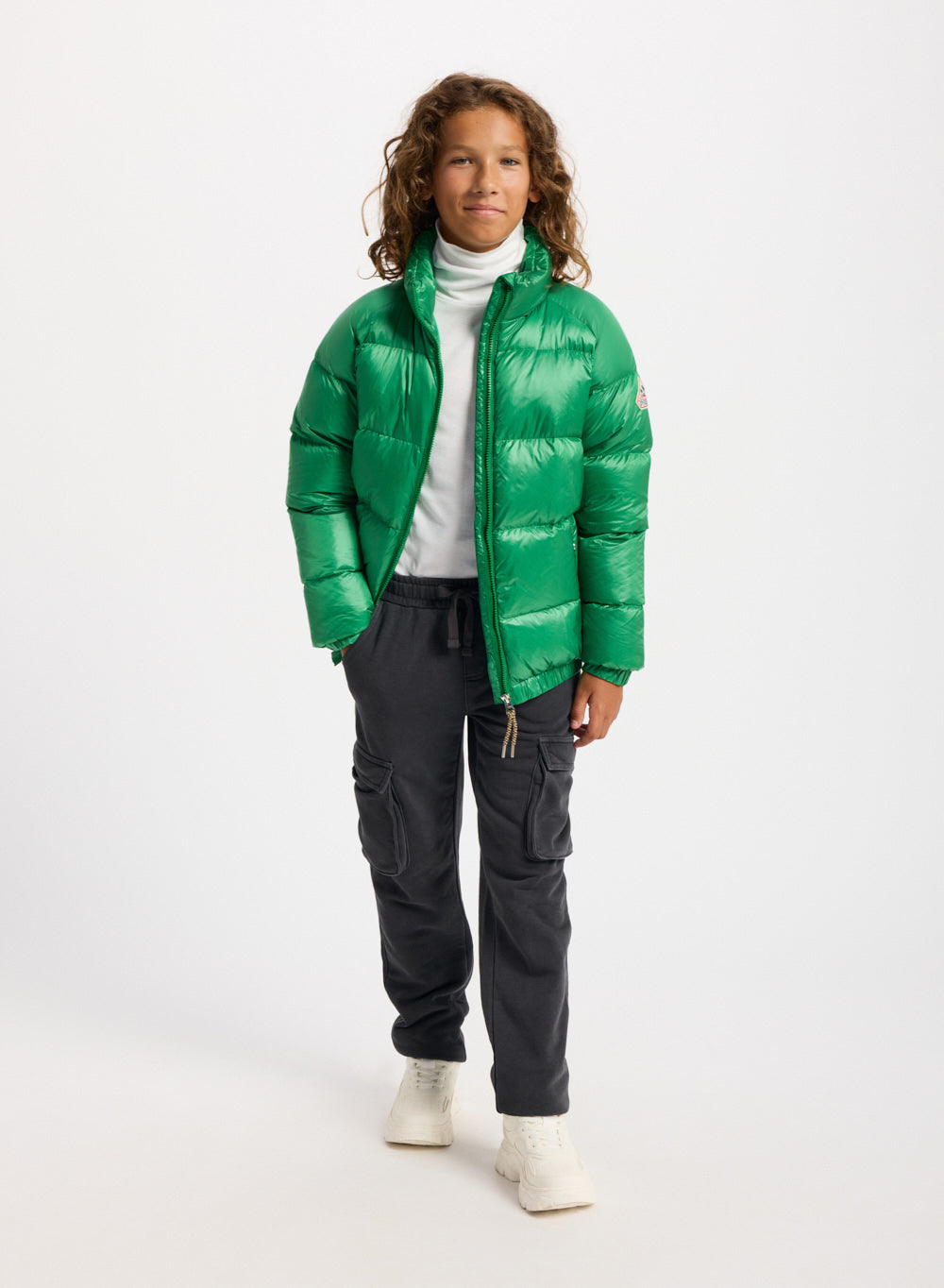 pyrenex-vintage-mythic-doudoune-enfant-verte image 4