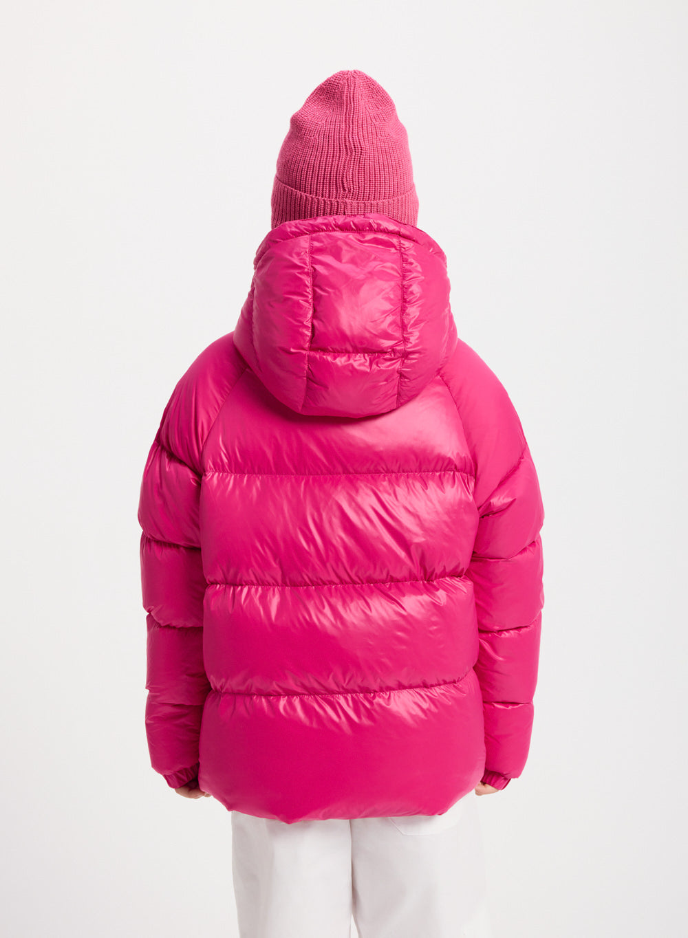 pyrenex-sten-doudoune-capuche-enfant-fuchsia-taffetas image 8