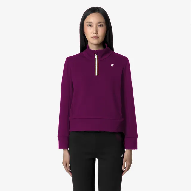 k-way-louen-light-spacer-pull-polaire-femme-violet-dk-purple image 1
