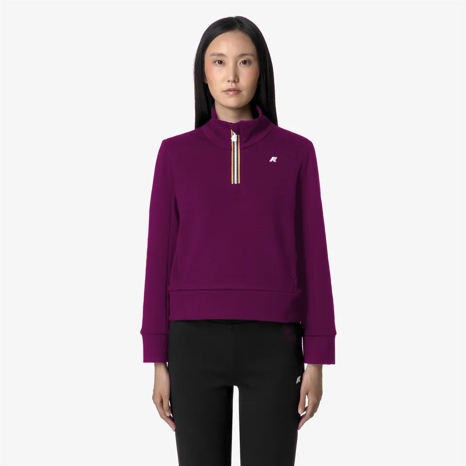 k-way-louen-light-spacer-pull-polaire-femme-violet-dk-purple image 1