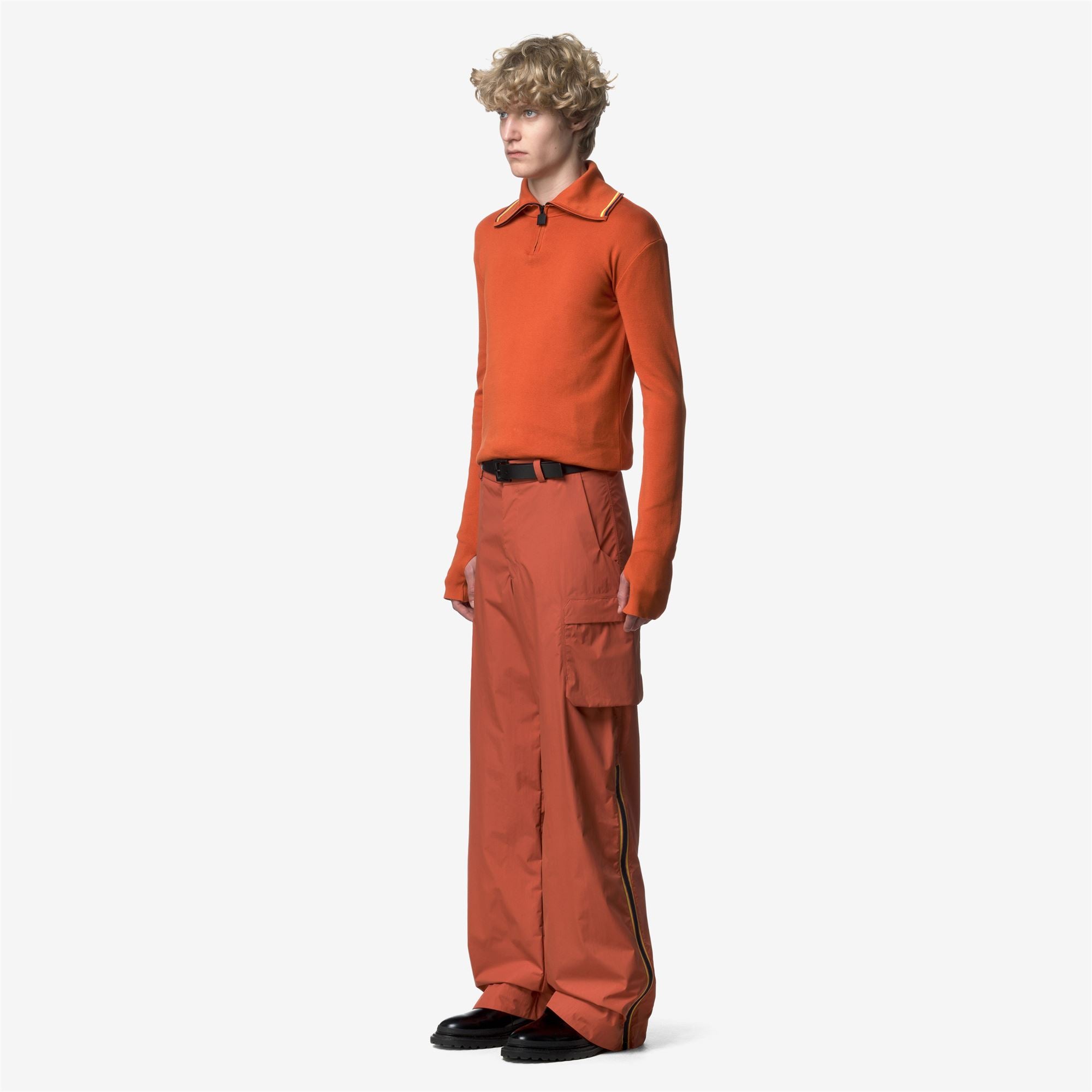 k-way-4-0-3l-tamey-pantalon-cargo-homme-orange-rusting image 2