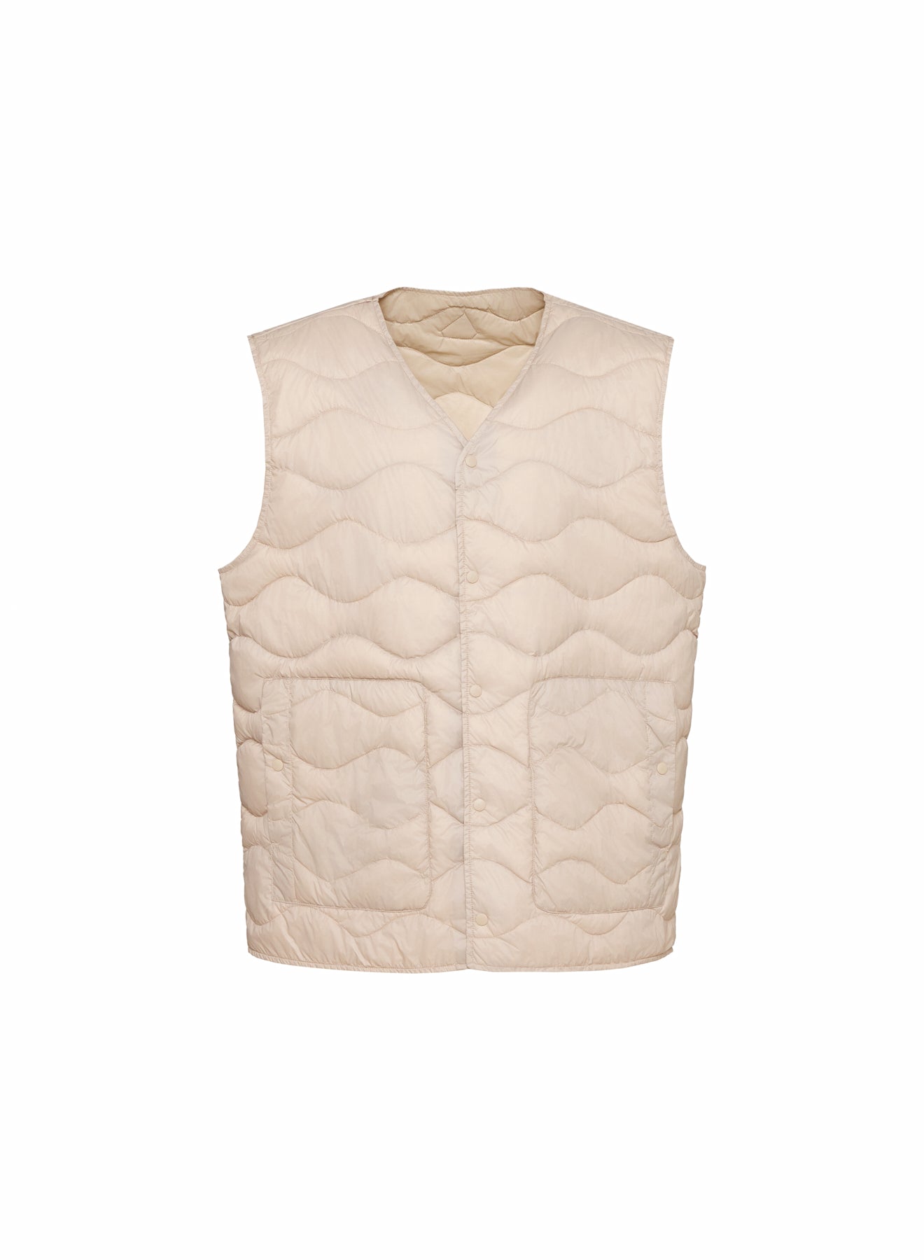 pyrenex-handy-vest-doudoune-sans-manches-homme-beige-clair image 4