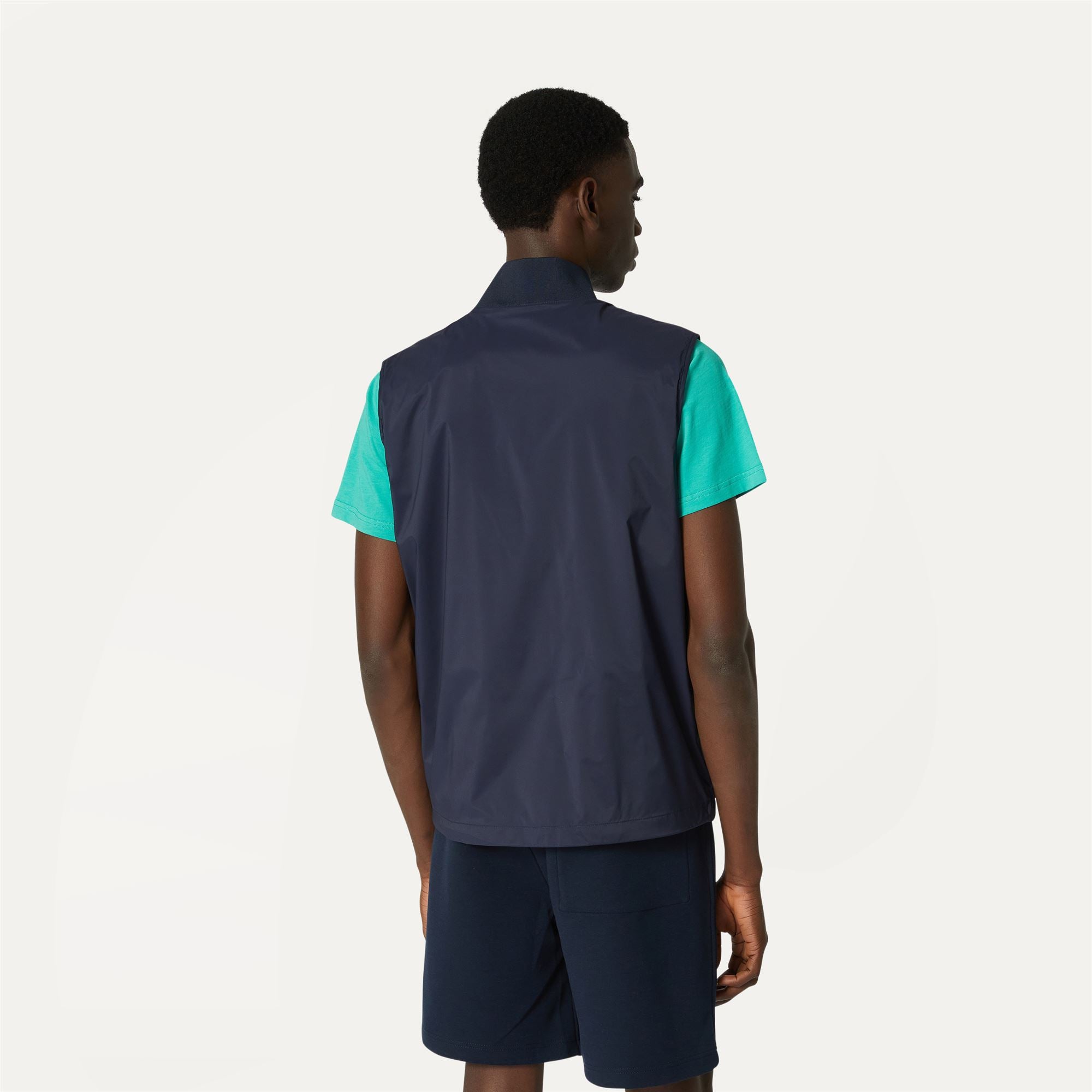 k-way-vally-stretch-nylon-jersey-veste-courte-homme-blue-depth image 3