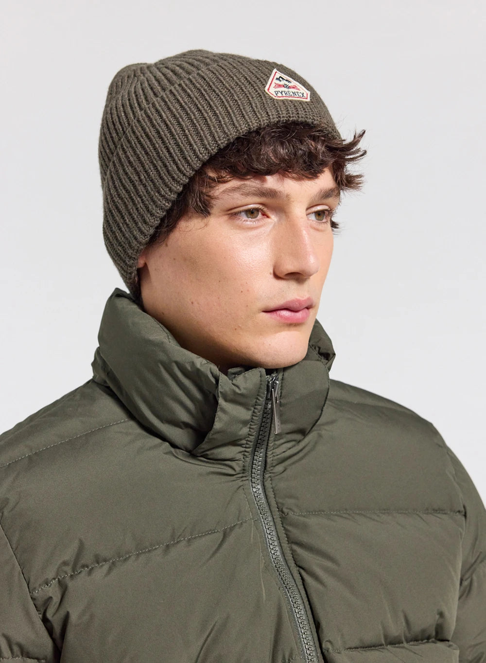 pyrenex-spoutnic-doudoune-homme-capuche-amovible-kaki-fonc image 5