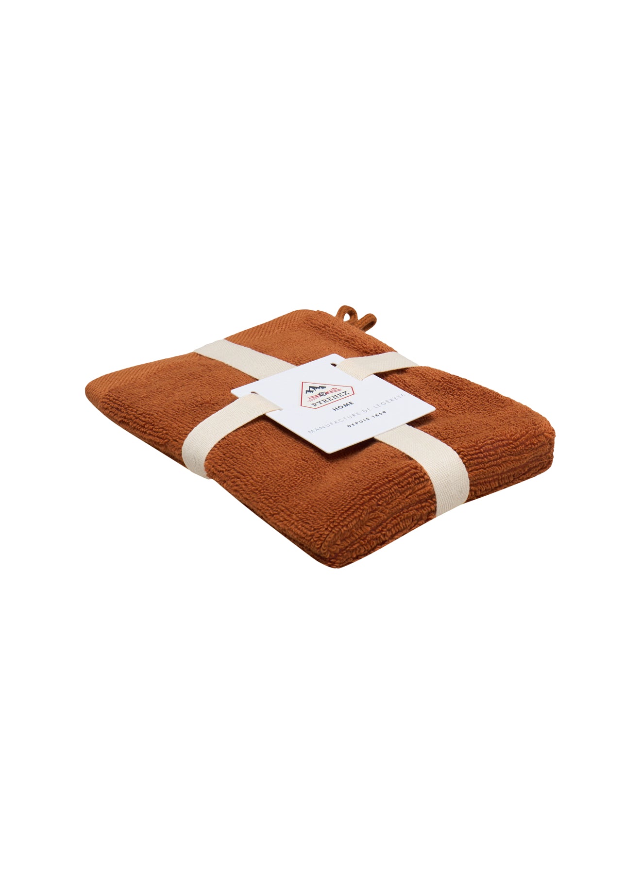 pyrenex-hana-set-2-gants-de-toilette-terracotta image 3