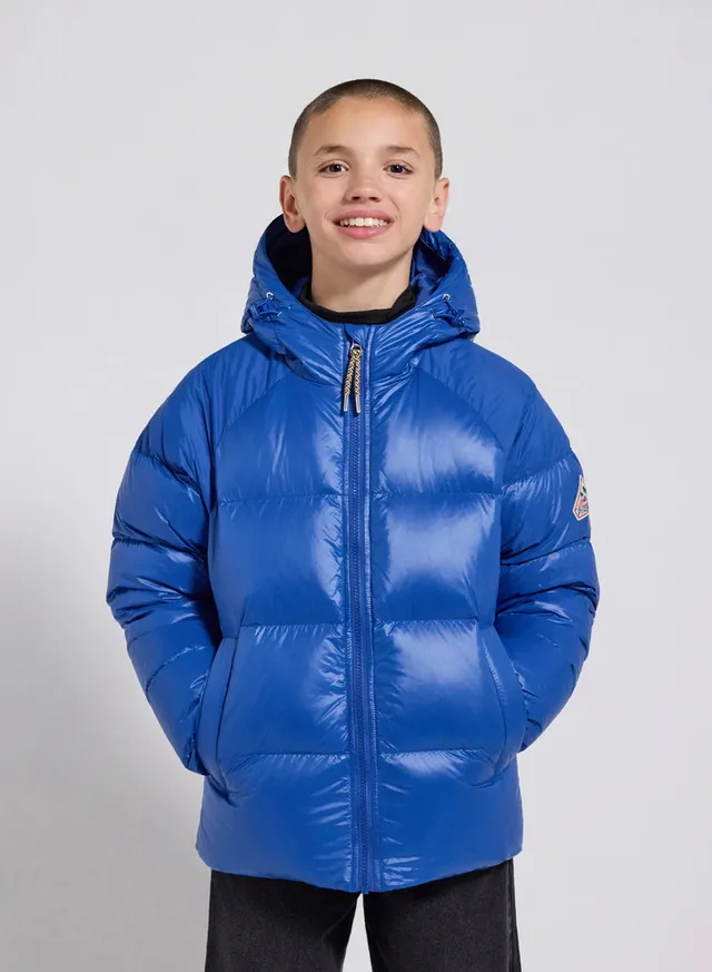 pyrenex-sten-doudoune-capuche-enfant-bleue image 1