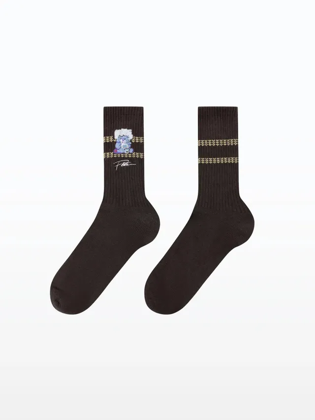 flotte-bonnie-chaussettes-hautes-bisounours-100-coton image 1
