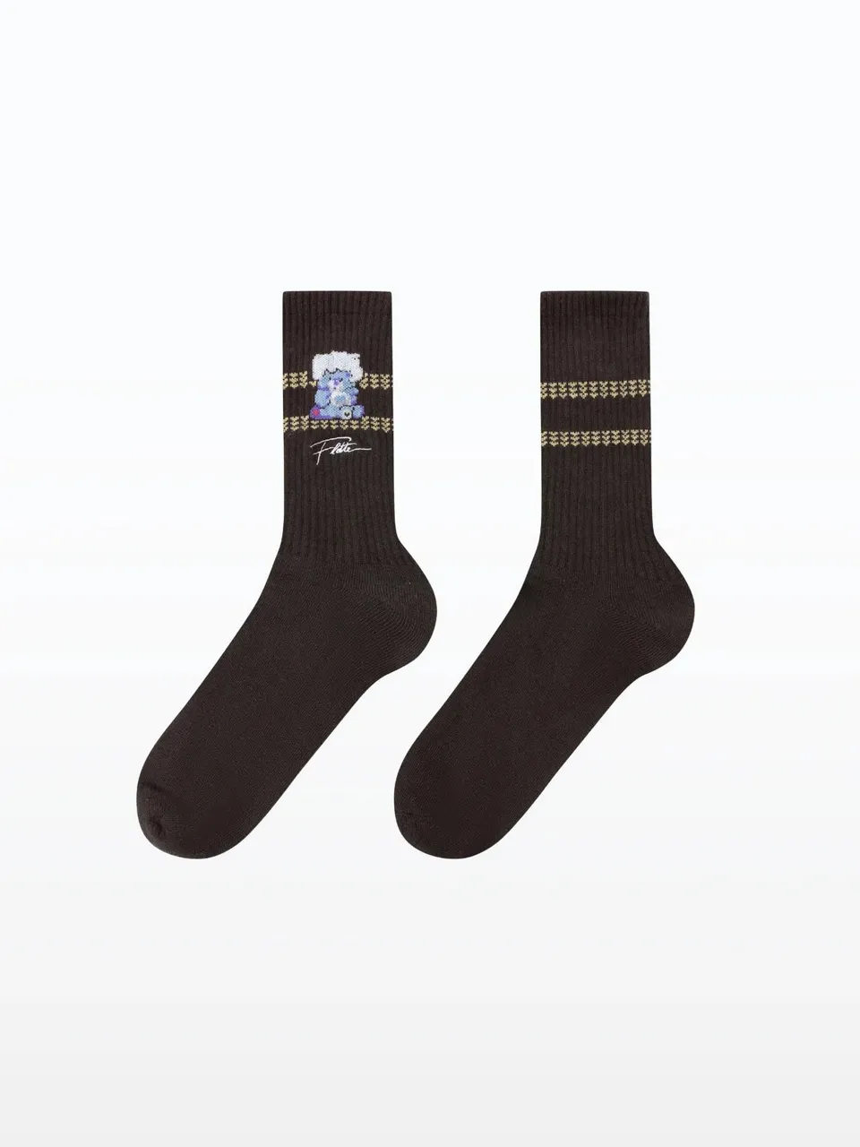 flotte-bonnie-chaussettes-hautes-bisounours-100-coton image 1