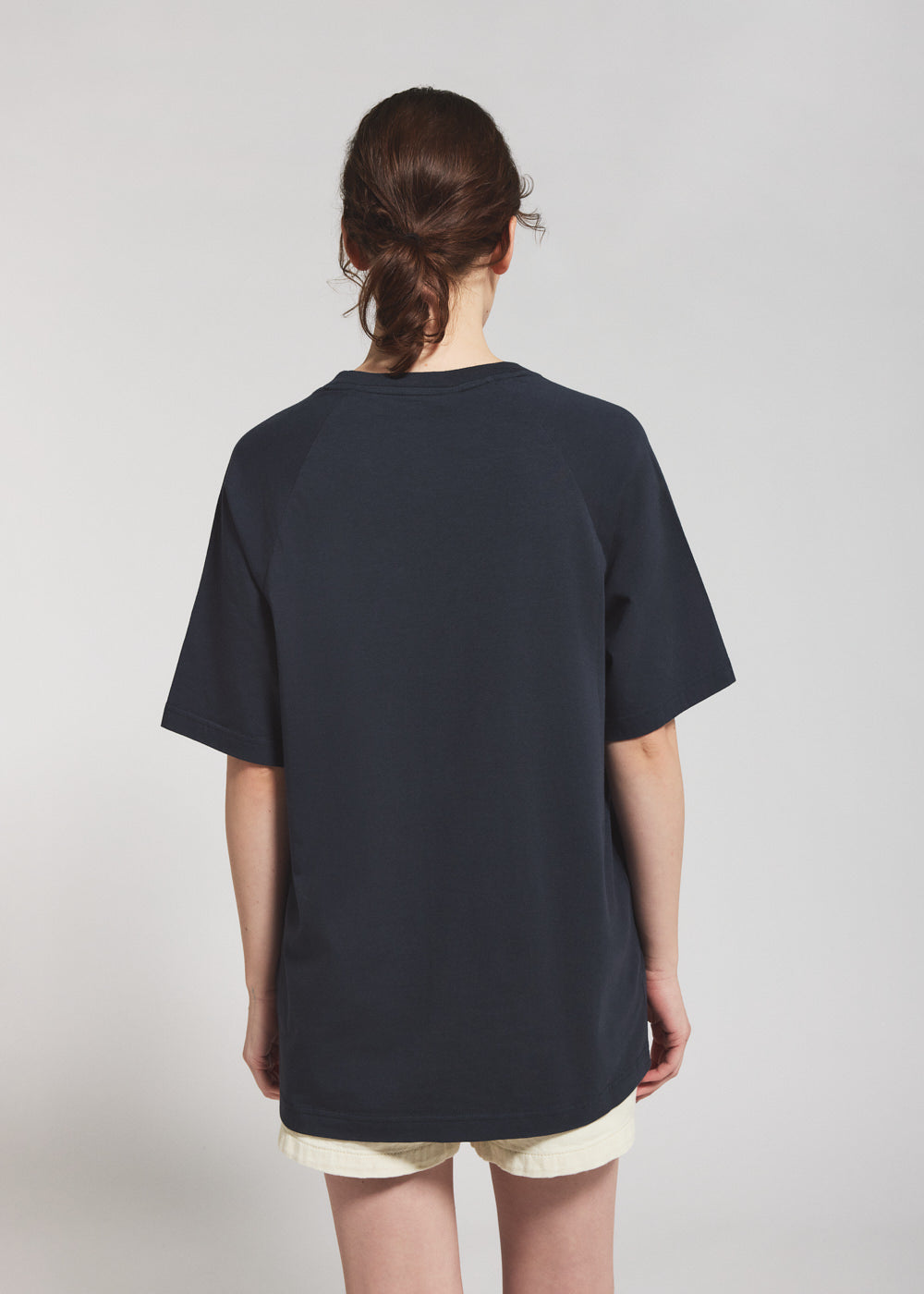 pyrenex-corto-t-shirt-unisexe-coton-biologique-bleu-marine image 4