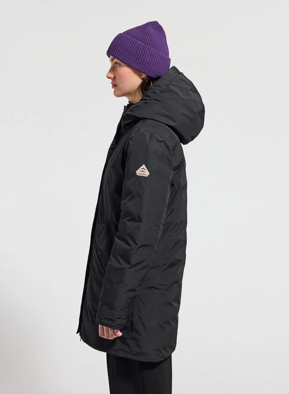 pyrenex-easy-parka-imperm-able-femme-noire-en-duvet-naturel image 3