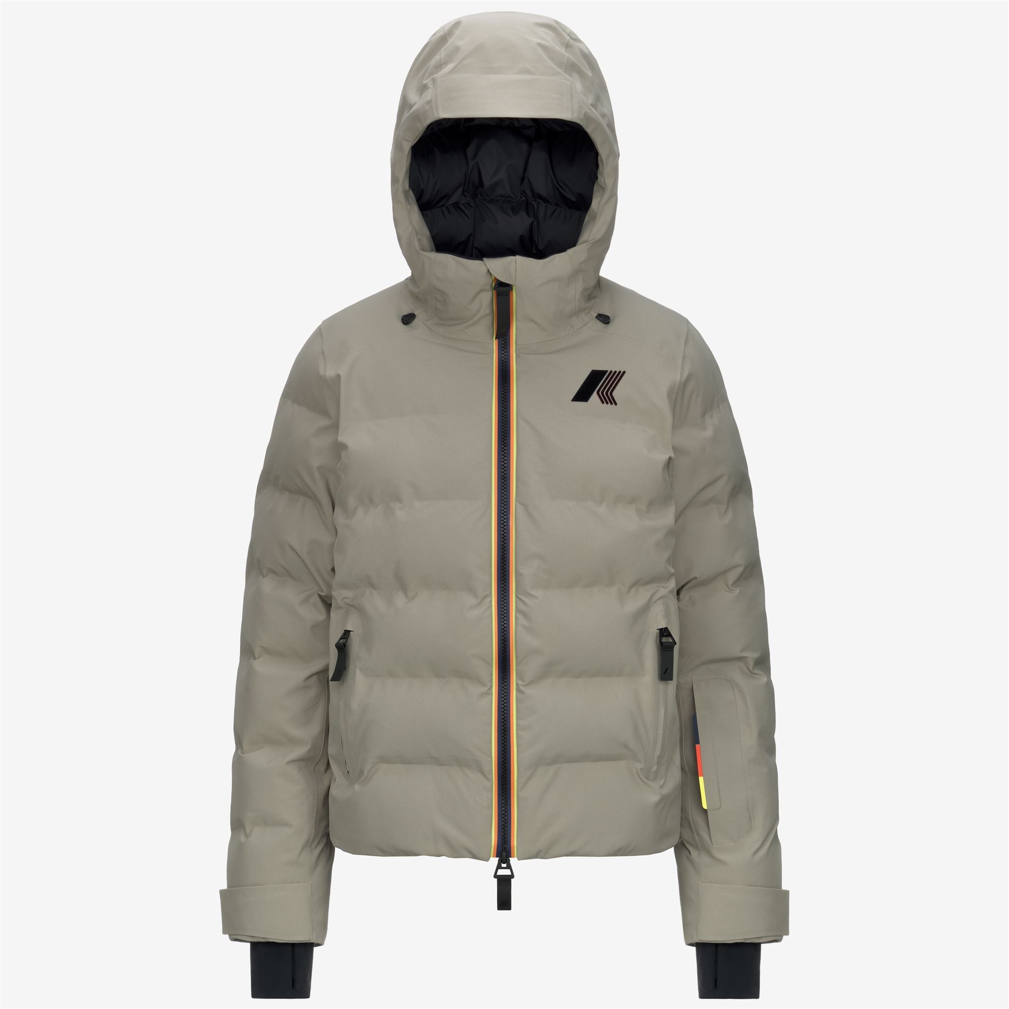 k-way-latueda-hquilted-veste-de-ski-mi-longue-femme-green-oak image 5