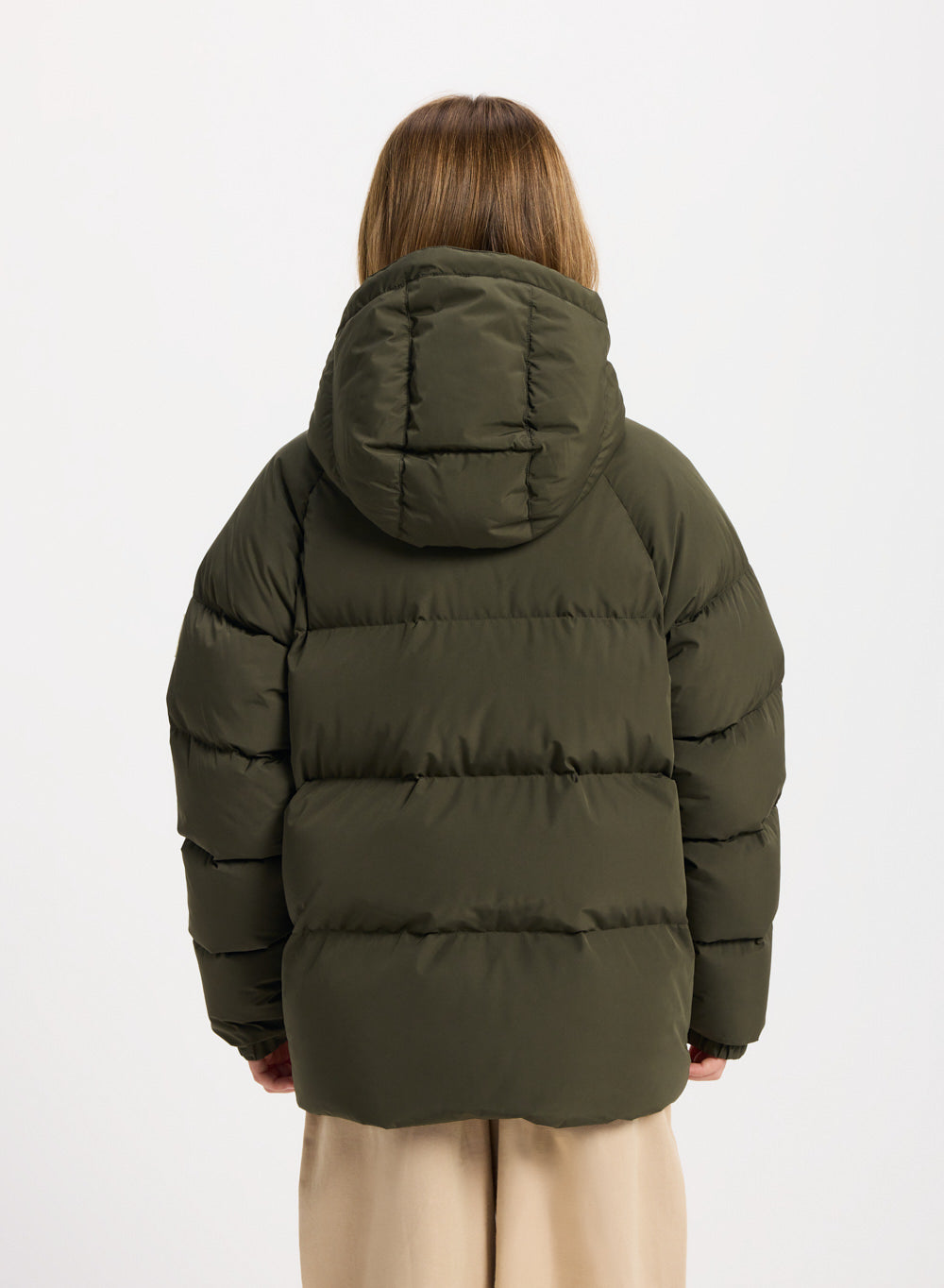 doudoune-enfant-pyrenex-sten-smooth-capuche-khaki image 7