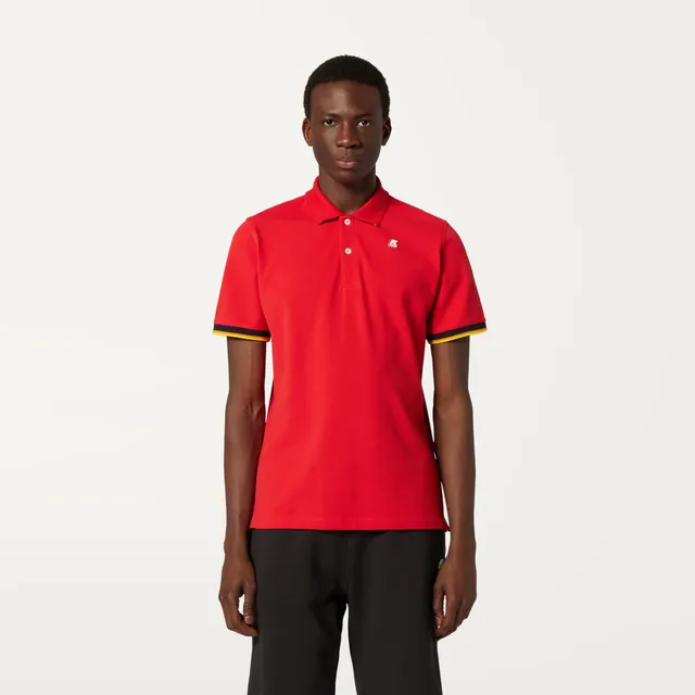 k-way-vincent-polo-homme-red image 1