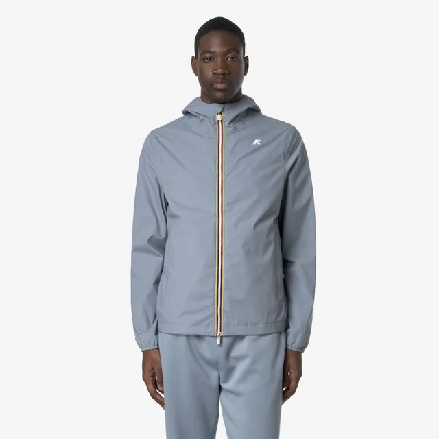 k-way-jack-stretch-nylon-jersey-veste-courte-homme-grey-md image 1