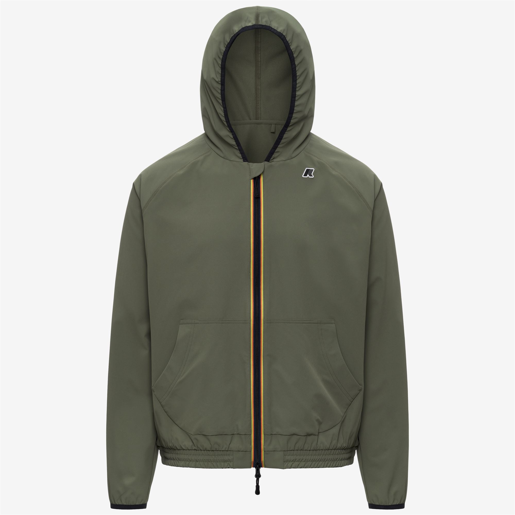 k-way-sia-veste-polaire-hoodie-homme-green-lichen image 5
