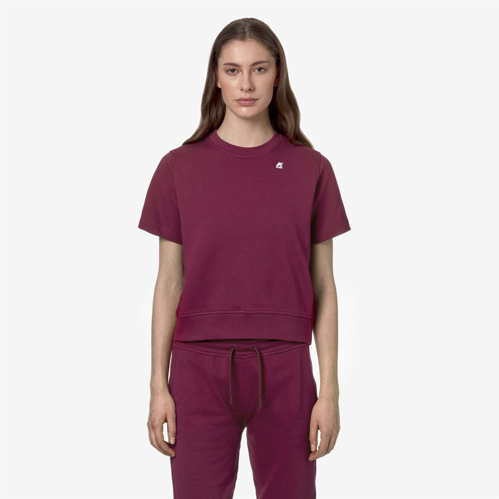 k-way-emelette-t-shirt-femme-red-dk image 1