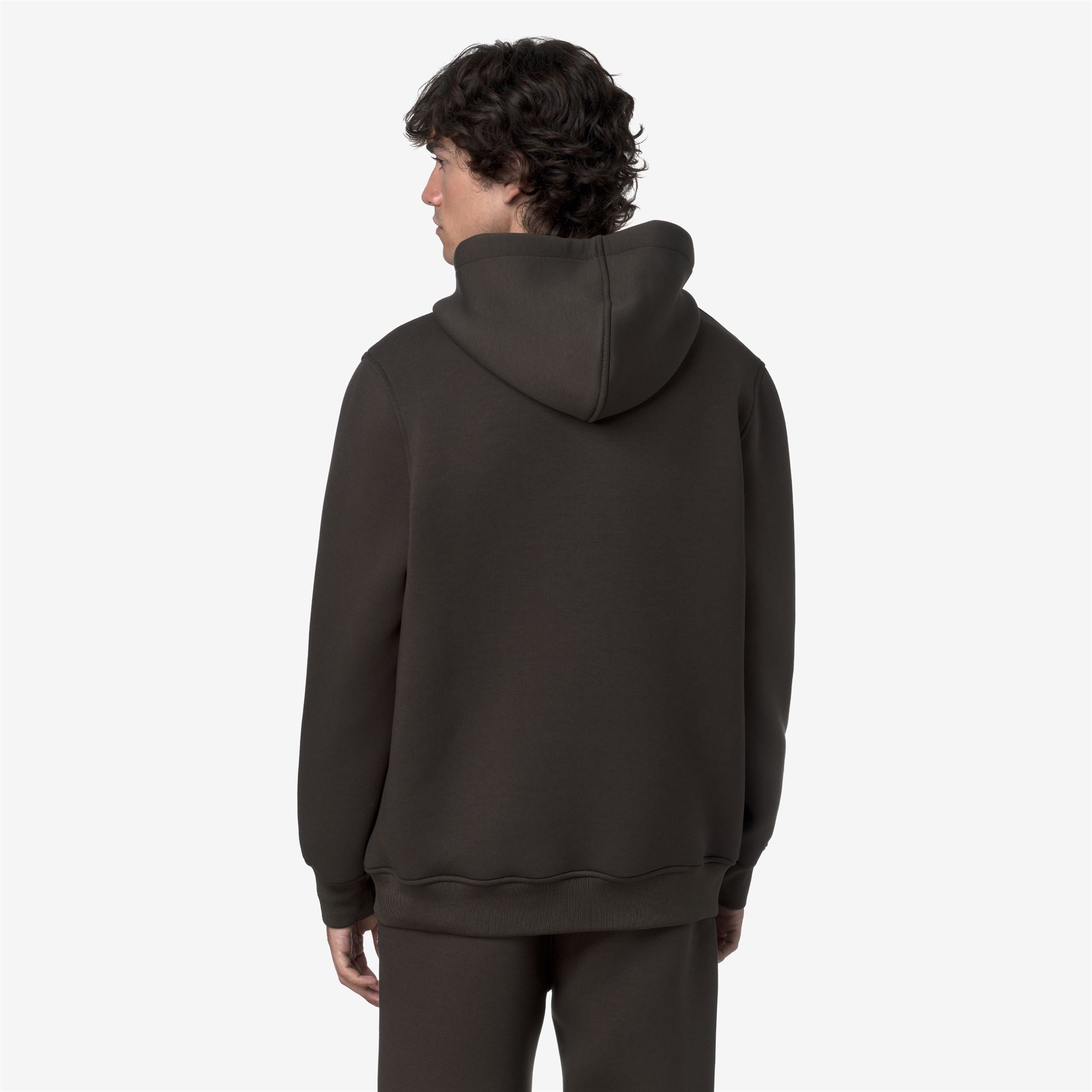 k-way-bernie-spacer-pull-over-polaire-homme-black-olive image 3