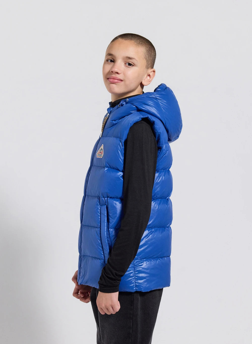 pyrenex-john-doudoune-sans-manches-enfant-bleue-capuche image 6