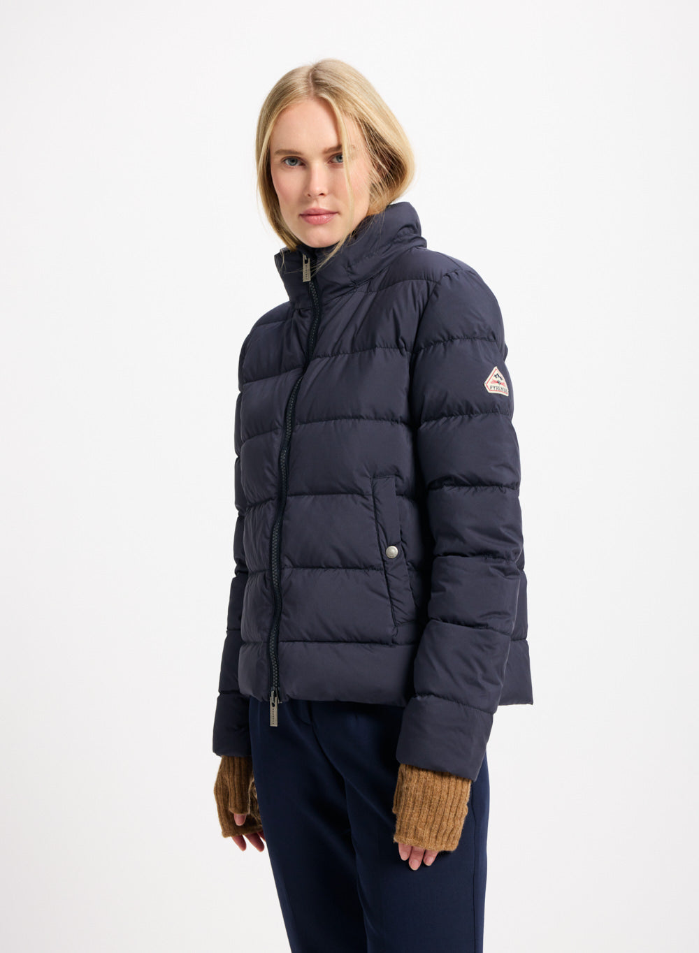 pyrenex-spoutnic-doudoune-femme-capuche-amovible-bleu-fonc image 6
