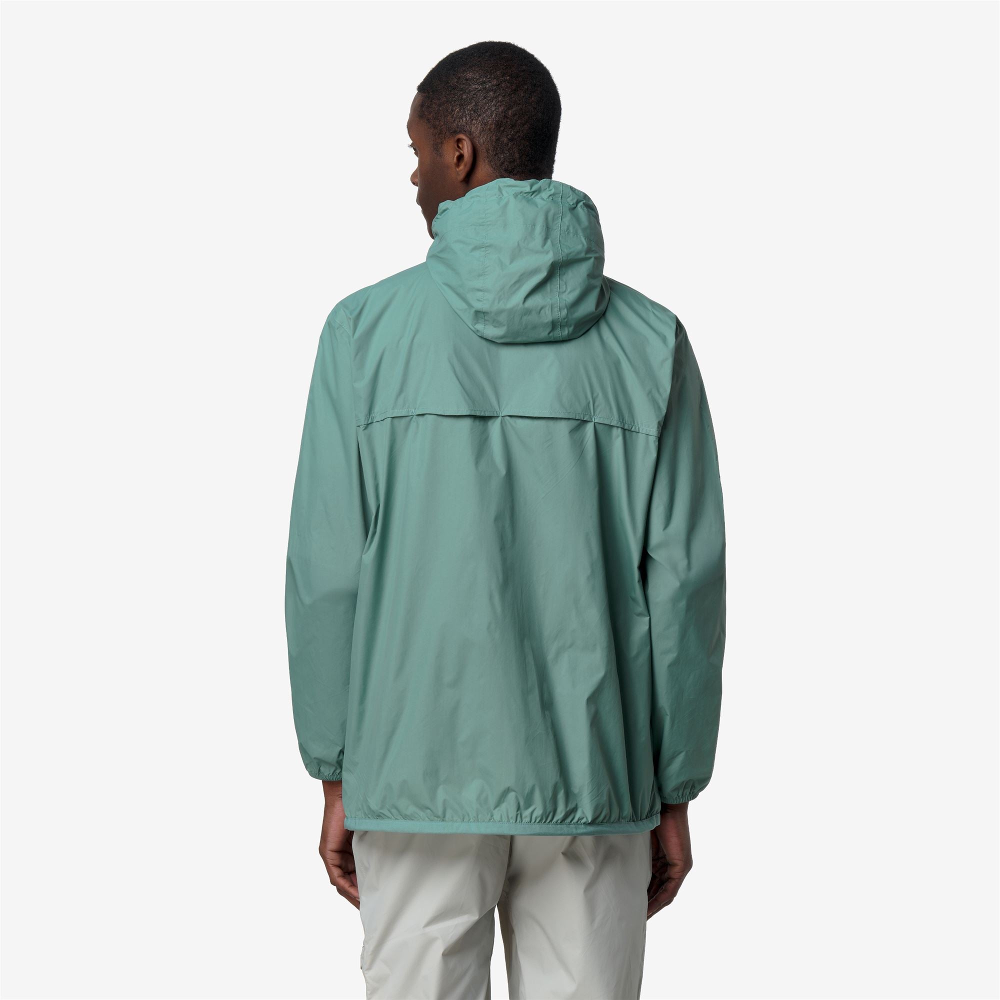 k-way-le-vrai-4-0-claude-veste-mi-longue-unisexe-green-mine image 4