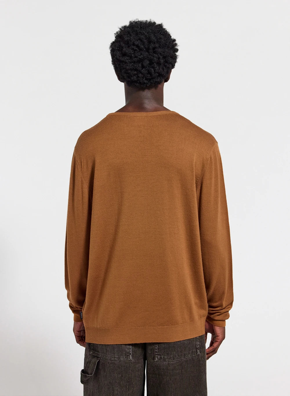 pyrenex-omhet-pull-col-rond-laine-m-rinos-homme-marron image 2